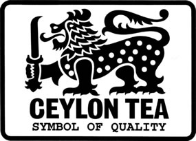 Logo del león del té de Ceilán o Ceylon Tea