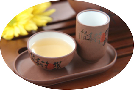 té en vaso japonés